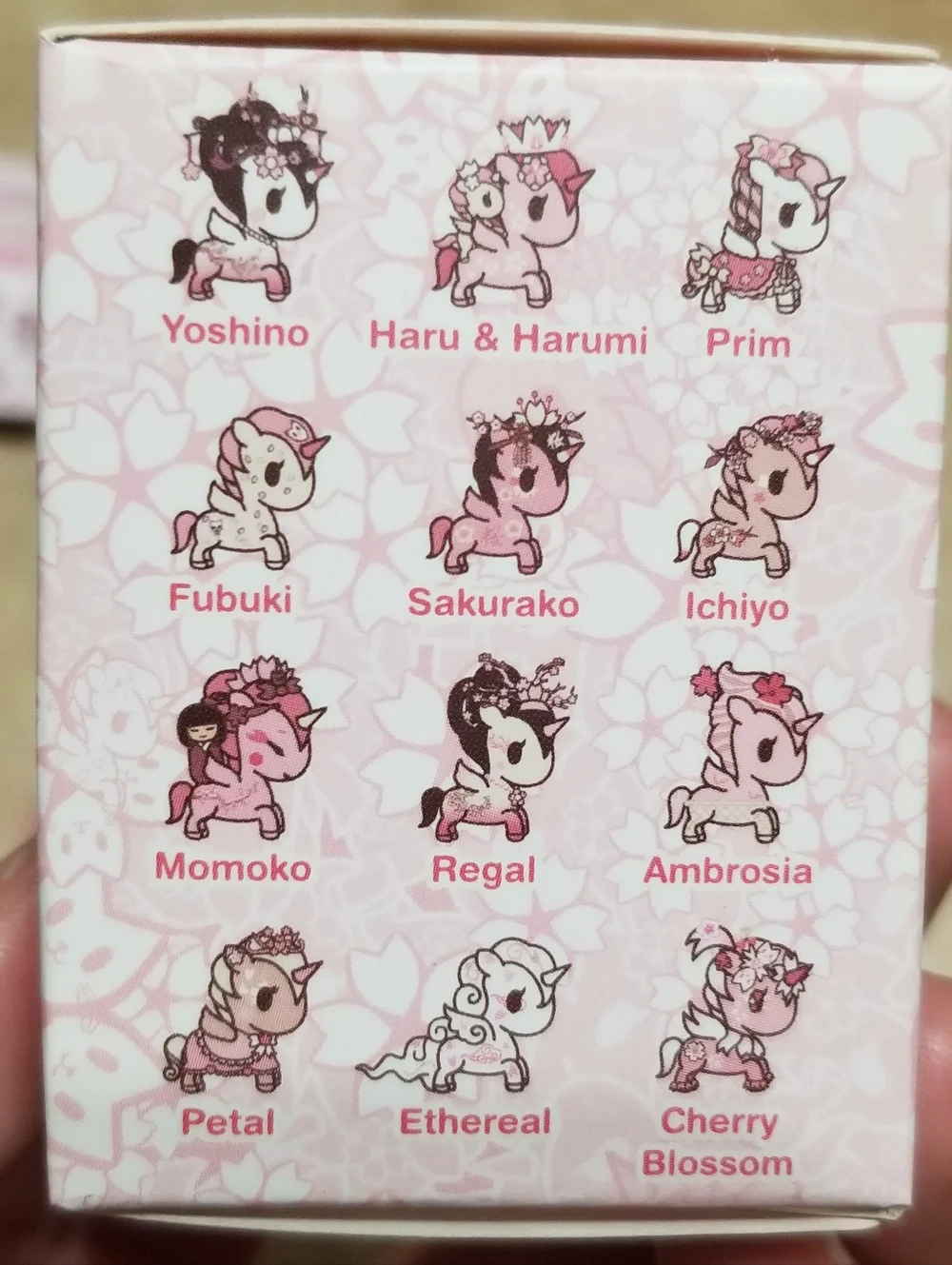 Tokidoki Shimmer Cherry Blossom Unicorno Frenzies Phone Charm: Haru & Harumi - Picture 4 of 4